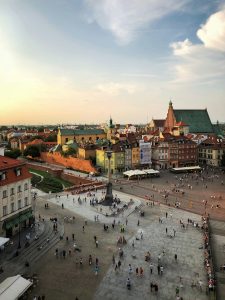 Piazza a Varsavia, Polonia