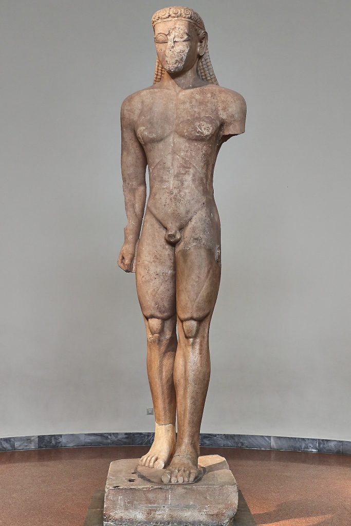 Kouros del Sunio, Museo archeologico nazionale di Atene, Grecia