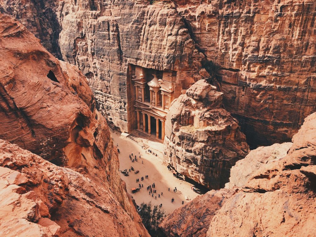 "El Khasneh al Faroun" ("Il Tesoro") a Petra, Giordania