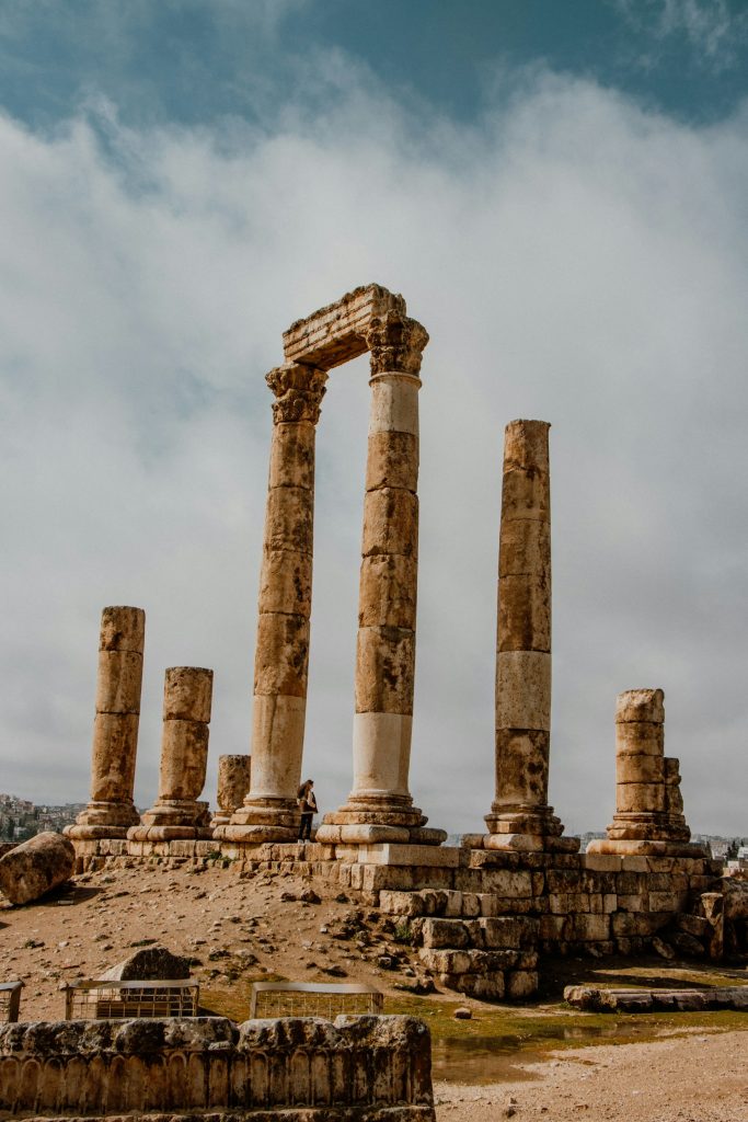 Rovine dell'antica città di Palmira, Amman, Giordania
