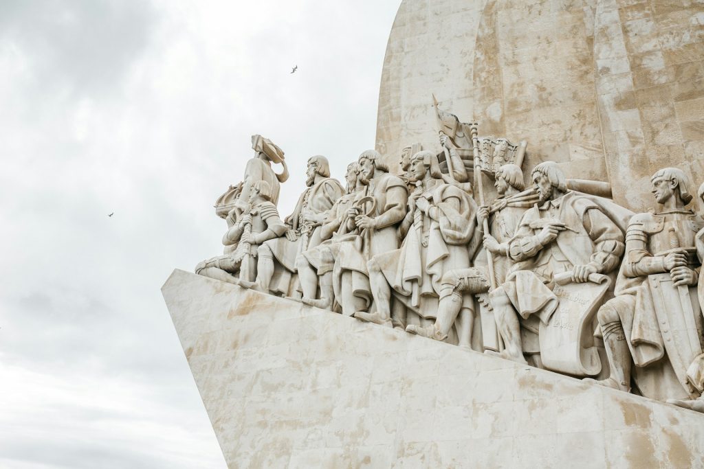 Monumento alle Scoperte a Lisbona, Portogallo