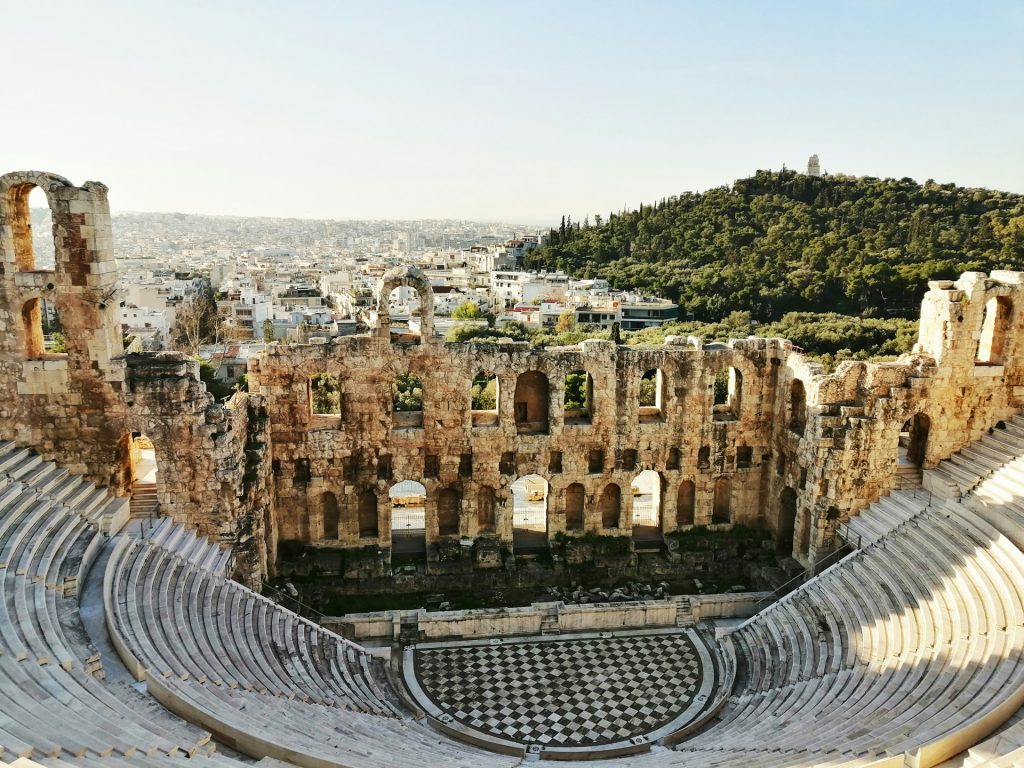 Odeon of Herodes Atticus, Dionysiou Areopagitou, Atene, Grecia