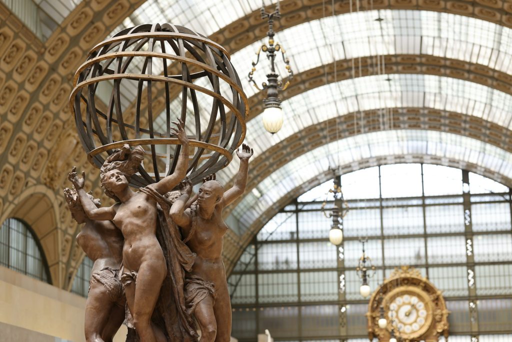 Statua nel Musée d'Orsay, Parigi, Francia