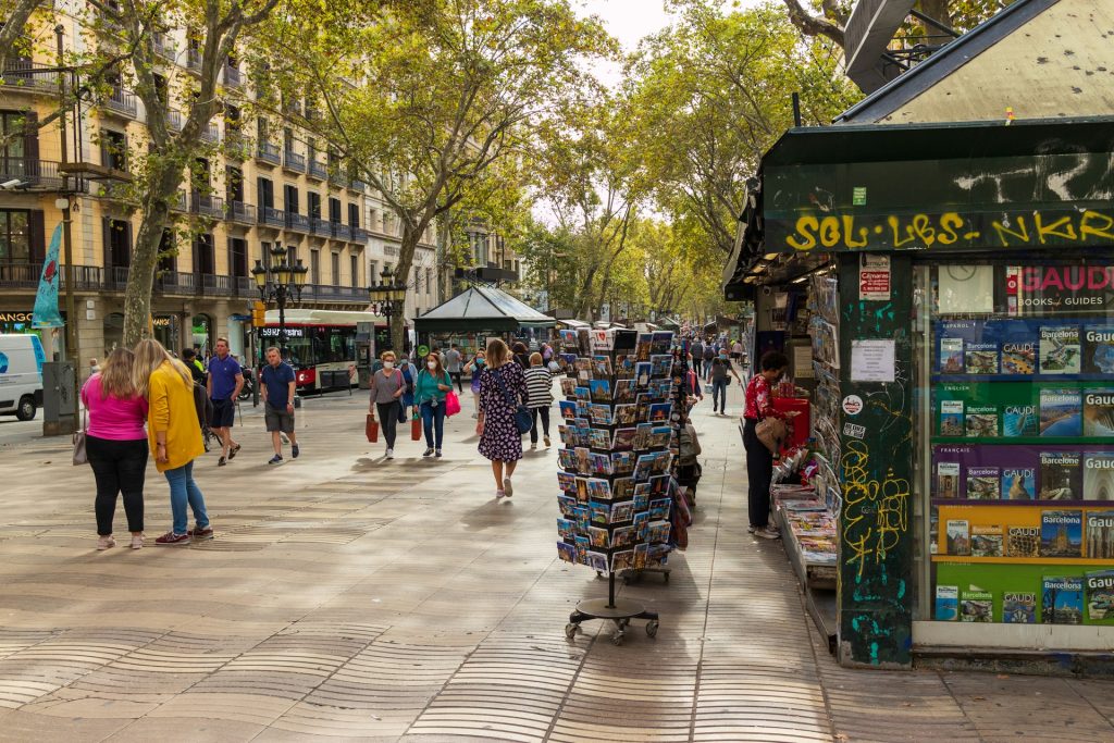 La Rambla, Barcellona, Spagna