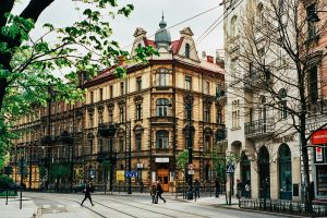 Strade di Cracovia, Polonia